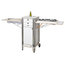 Live Moving Kitchen, Charcoal Grill With 4 Wheels, Pearl White