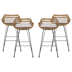 candance outdoor wicker barstools