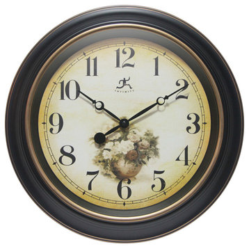 Botanic Wall Clock, 15.75"