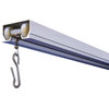 Trax Ceiling Mounted Track Shower Rod Fits 60" Tub or Shower