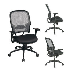 Executive Back and Double Layer Mesh Office Chair - Office Chairs
