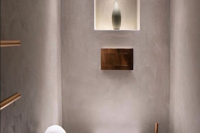 Design ideas for an industrial home design in Gold Coast - Tweed.