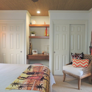 African Inspired Bedroom & Bathroom