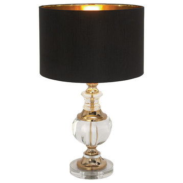 Glam Black Crystal Table Lamp 39961