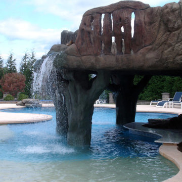 Private Residence with Custom Pool,Slide,Lazy River &Grotto.1