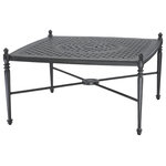 Gensun - Grand Terrace 42" Square Coffee Table, Shade - **Please refer to secondary images for finish and fabric colors**
