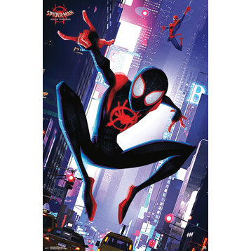 Spider-Man: Spider-Verse Street Poster, Premium Unframed