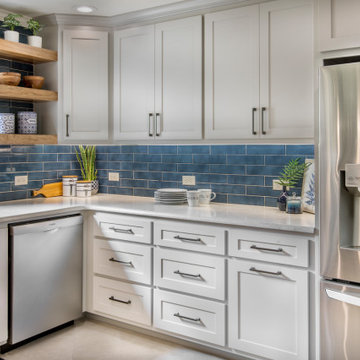 Blue Beauty: A Farmhouse Kitchen Remodel in Fort Worth