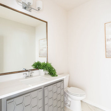 Light Filled Modern Bathroom Remodel in Fremont, CA