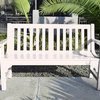 Charleston Bench in Glossy White