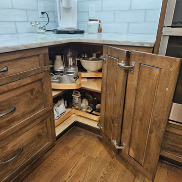Transitional Kitchen Remodel Done With New Two-Tone Colored Cabinets