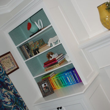 Knob Hill Bookcase and Mantel