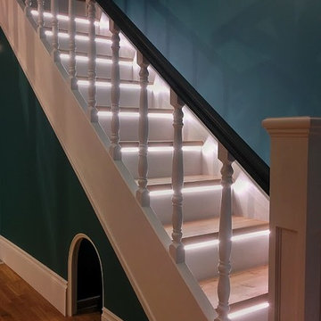 лестница со светодиодной подсветкой