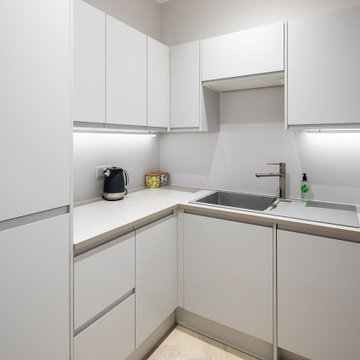 Basement utility room