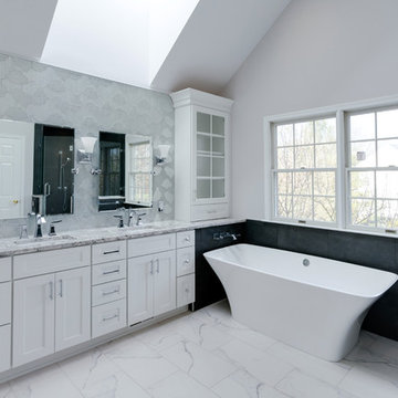 Contemporary Sleek Bath Design - Doylestown