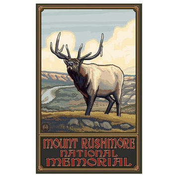 Paul A. Lanquist Mount Rushmore National Memorial Art Print, 12"x18"