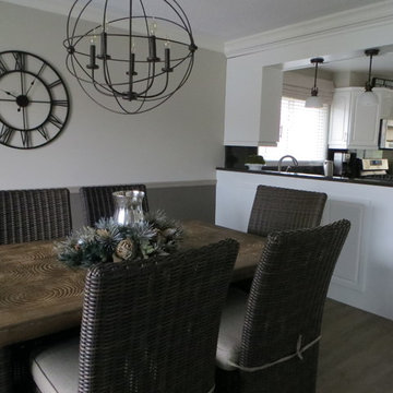 WHITE KITCHEN/MAIN FLOOR MAKEOVER