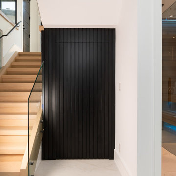Modern Fluted Feature Walls with LED Reveal | Tampa Bay