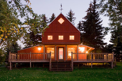 Example of a mountain style exterior home design in Other