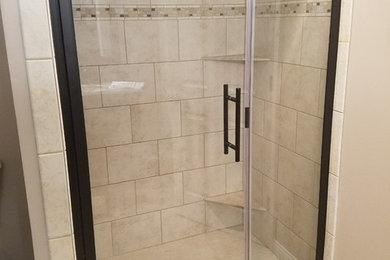 Shower door install