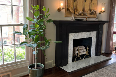 Example of a living room design in Detroit