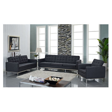 LOFT WOOL-DARK GRAY