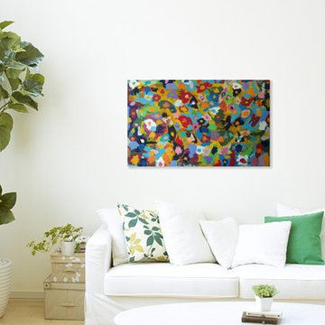Floral Abstract Painting Untitled #390