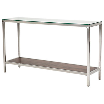 Diversey Console Table With Glass Top
