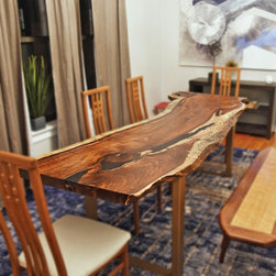Rosewood Single Slab Table - Dining Tables