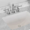 The Bendelow Bathroom Vanity, White, 84", Double Sink, Freestanding