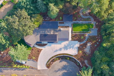 This is an example of a landscaping in Portland.