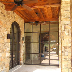 Southwest Rustic Wood Window Wall and Archtop Doors - Produits