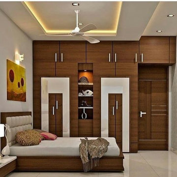 Bed room and bed room false ceiling