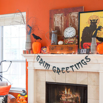 Vintage Halloween House
