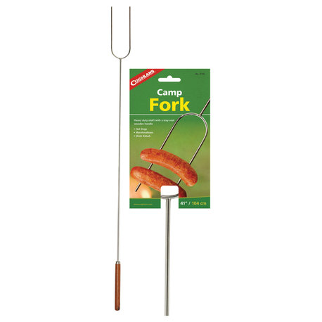 Coghlan's 9195 Heavy Duty Camp Fork, Chrome Plated Steel, 41"