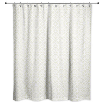 Cross Tile Pattern 3 71x74 Shower Curtain