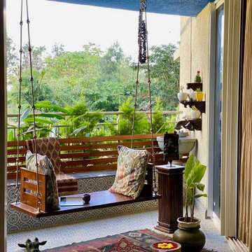 Indian Rustic home @Brigade Exotica