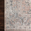 Loloi Skye Sky-01 Vintage and Distressed Rug, Blush and Gray, 6'0
