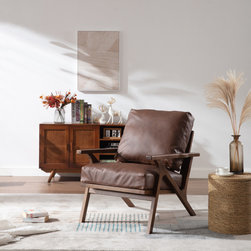 Charles Lounge Armchair - Armchairs And Accent Chairs