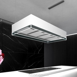 48&Prime; Perimeter White Island Range Hood - Range Hoods And Vents