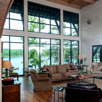 Modern Rustic Lake House