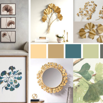 Shop-the-Look Style Board – Ginkgo Inspired Accents