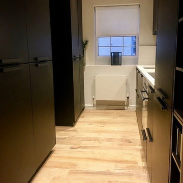 Black Kitchen - before and after