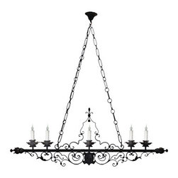 CH-178 Hand Forged Iron Chandelier Designs - Chandeliers