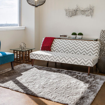 Freya Area Rug in Gray