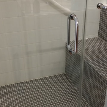 Transitional Bath - Tub to Shower Reno