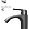 VIGO Bathroom Vessel Faucet, Matte Black