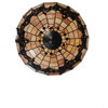 Meyda Tiffany 130701 Concord 3 Light 20"W Hand-Crafted Pendant - Mahogany