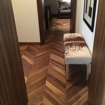 NYC Walnut herringbone