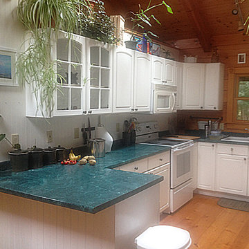 Old Mill Thin Brick Kitchen - Color Boston Mill